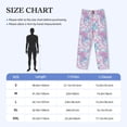 thumbnail image 4 of Vsdgher Tie Dye Print Mens Pajama Pants Sleep & Lounge Pants, PJ Bottoms With elastic waistb and Pockets, 4 of 5