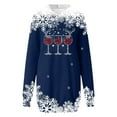 thumbnail image 3 of WILLBEST Vestidos Largos Casuales Para Mujer Sudadera Larga Con Estampado Navideño Para Mujer Top Informal Y Cómodo Para Las Fiestas 2025 Elegante Y Acogedor Para La Temporada De Invierno, 3 of 3