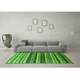 thumbnail image 3 of Ahgly Company Indoor Rectangle Solid Green Modern Area Rugs, 8' x 10', 3 of 4