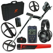 XP Deus Metal Detector w/ MI-6 Pinpointer, Headphones, Remote and 2 X35 Coils