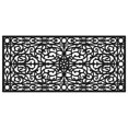 thumbnail image 1 of 22 x 48 in. Gatsby Rubber Rectangular Doormat, Black, 1 of 1