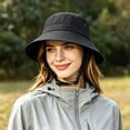 thumbnail image 2 of Wide Brim Sun Hats Foldable Fisherman Hat, Waterproof Outdoor Hiking Sun Hat, 2 of 8