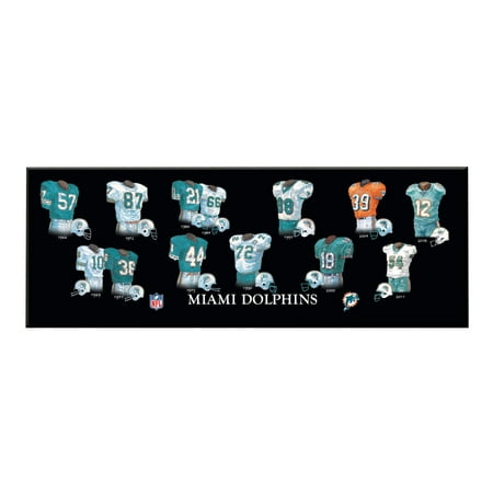 - Winning Streak - NFL Uniform Plaque, Miami Dolphins
