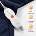 thumbnail image 1 of Refurbished Maxkare N1012418 Large Heating Pad with 4 Heat Settings, 24"x33" Navy Blue, 1 of 3