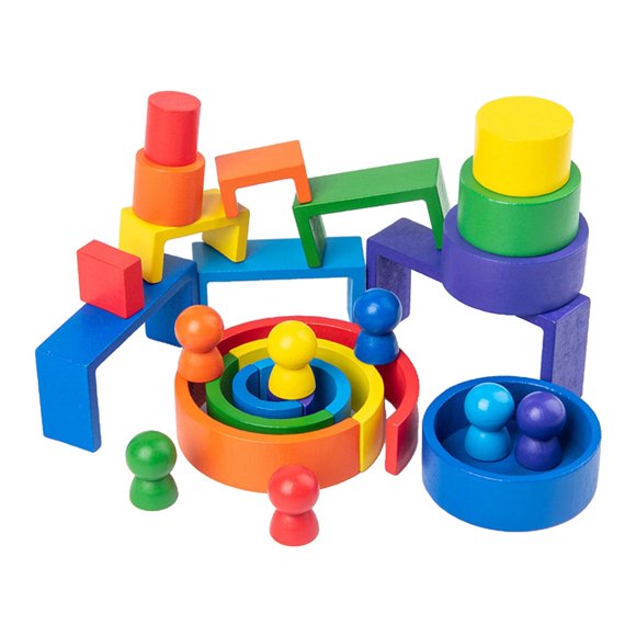 Montessori Toys Wooden Block Educational Toys