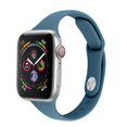 thumbnail image 1 of Pulsera Delgada De Silicona Para iWatch Watch 42mm 38mm 40mm 44 41 45mm Correa Series 8/7/6/5/4/3/2/1/SE Mujer Slim Sports Band, 1 of 4