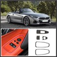 thumbnail image 3 of Para -Z4 G29 2017-2020, pegatina decorativa para interruptor de elevalunas de coche de fibra, accesorios de interior, 3 of 5
