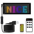 thumbnail image 1 of Flexible LED Signs, LED Flexible Display Message Board Outdoor Digital Signs with Remote Control Bendable Screen LED Store Sign IP65 Water Proof Customizable, 1 of 8