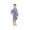 Lavender, variant on BC BARE COTTON Bare Cotton Kids Microfiber Fleece Shawl Robe - Boys - Royal Blue - Large