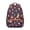 Orange-7, variant on Boho Floral Design Backpack for Students Lightweight and Wear-Resistant School Bag with Tropical Flower and Leaves Pattern