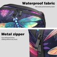 thumbnail image 4 of Dragonfly Travel Organizer Oxford Cloth Waterproof Storage Pouch Hard Drive Bags Computer Cable Organizer Power Plug Travel Organizer Small 5.9x9.44x3.14 in, 4 of 6