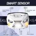 thumbnail image 4 of Led Headlight, 5000 Lumens Usb Rechargeable Headlamp With Motion Sensor, Ipx4 Waterproof Adjustable Beam Angle White And Red, Suitable For Fishing, Camping, Hiking, Cycling, 4 of 5