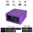 thumbnail image 4 of HANNLOMAX HX-206Wi Radio despertador con cargador inalámbrico, pantalla a color RGB, puerto USB para carga y reproducción de MP3, Bluetooth, sonidos relajantes para dormir, entrada auxiliar, funcionam, 4 of 5