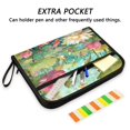 thumbnail image 2 of Organ Folder 14.2 x 0.8 x 10.6 Inches 13 Separate Pockets A4 Size Documents Folder A Sort Storage File Manager For The Home Office Colorful Garden Lotus, 2 of 7