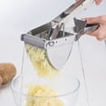 thumbnail image 3 of Triturador de patatas y triturador de patatas de acero inoxidable para bebés, prensa de frutas y alimentos con mango ergonómico y cómodo, 3 of 5