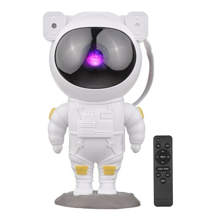 

Cute Astronaut Star Projector Kids Night Light Rotatable Head USB Powered Timer Function with Remote Control for Bedroom Gaming Room Home Theater