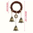 Topliu Bohemian Style Hanging Bell Decoration,Door Handle Rope Bell for