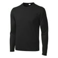 thumbnail image 5 of Mens Long Sleeve PosiCharge Competitor Polyester Tee Shirt Black 3XL, 5 of 8