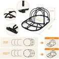 thumbnail image 7 of Hat Wash Cage, Plastic No Crease, Upgraded For Dishwasher/Laundry D Baseball Hat Wash, Hat Cleaning Protector For Adults And Children'S Hats（black）1pc, 7 of 7