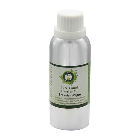 Canola Oil Brassica Napus Pure Natural For Hair Unrefined For Cooking For Body For Eyelashes Pure Canola Oil Cold Pressed Canola Oil 1250ml 42oz By R V Essential
