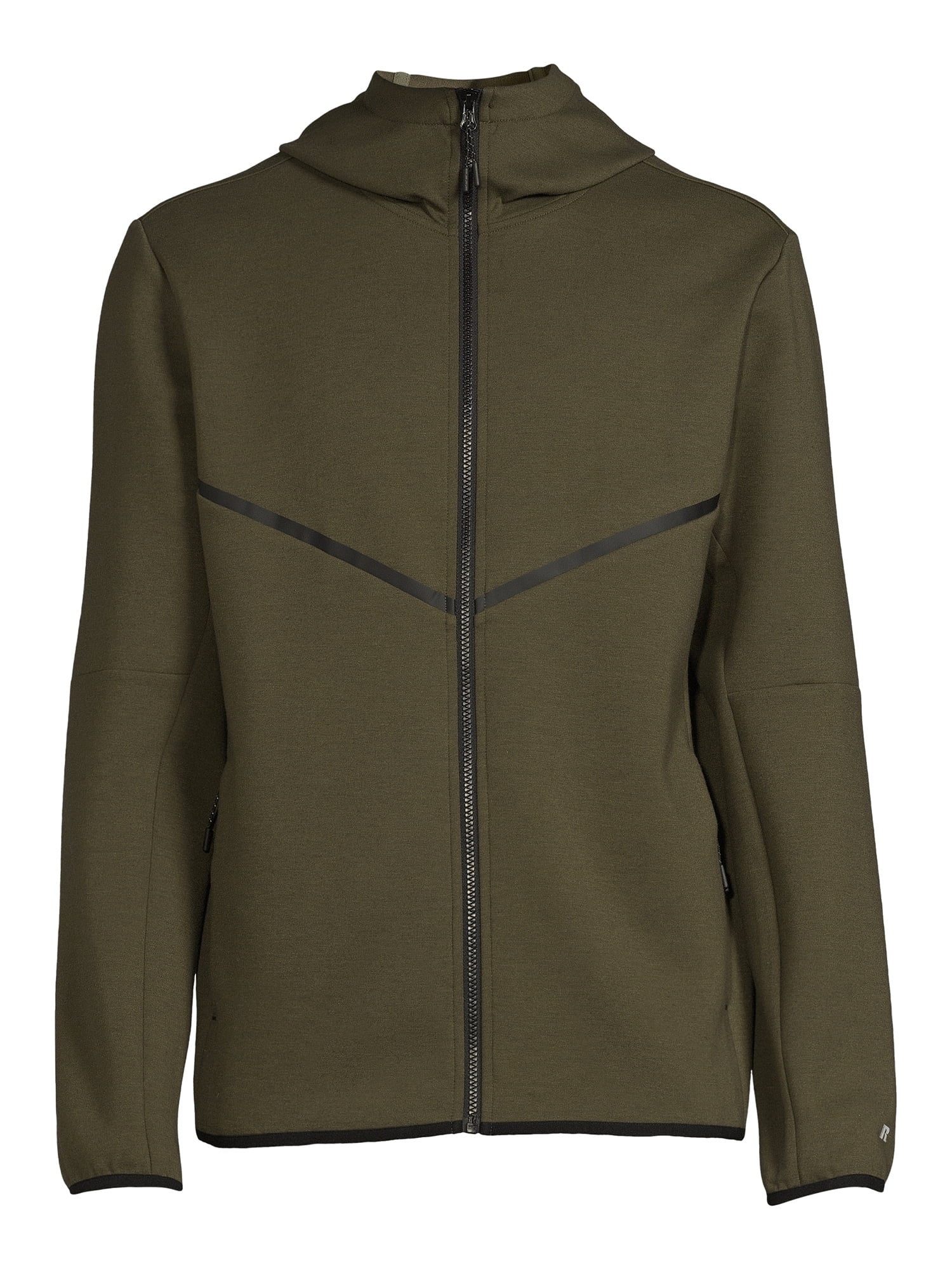 Russell Men's and Big Men's Active Fusion Knit Jacket, Sizes up to 5XL