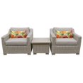 thumbnail image 1 of Coast 3 Piece Outdoor Wicker Patio Furniture Set in Beige, 1 of 2