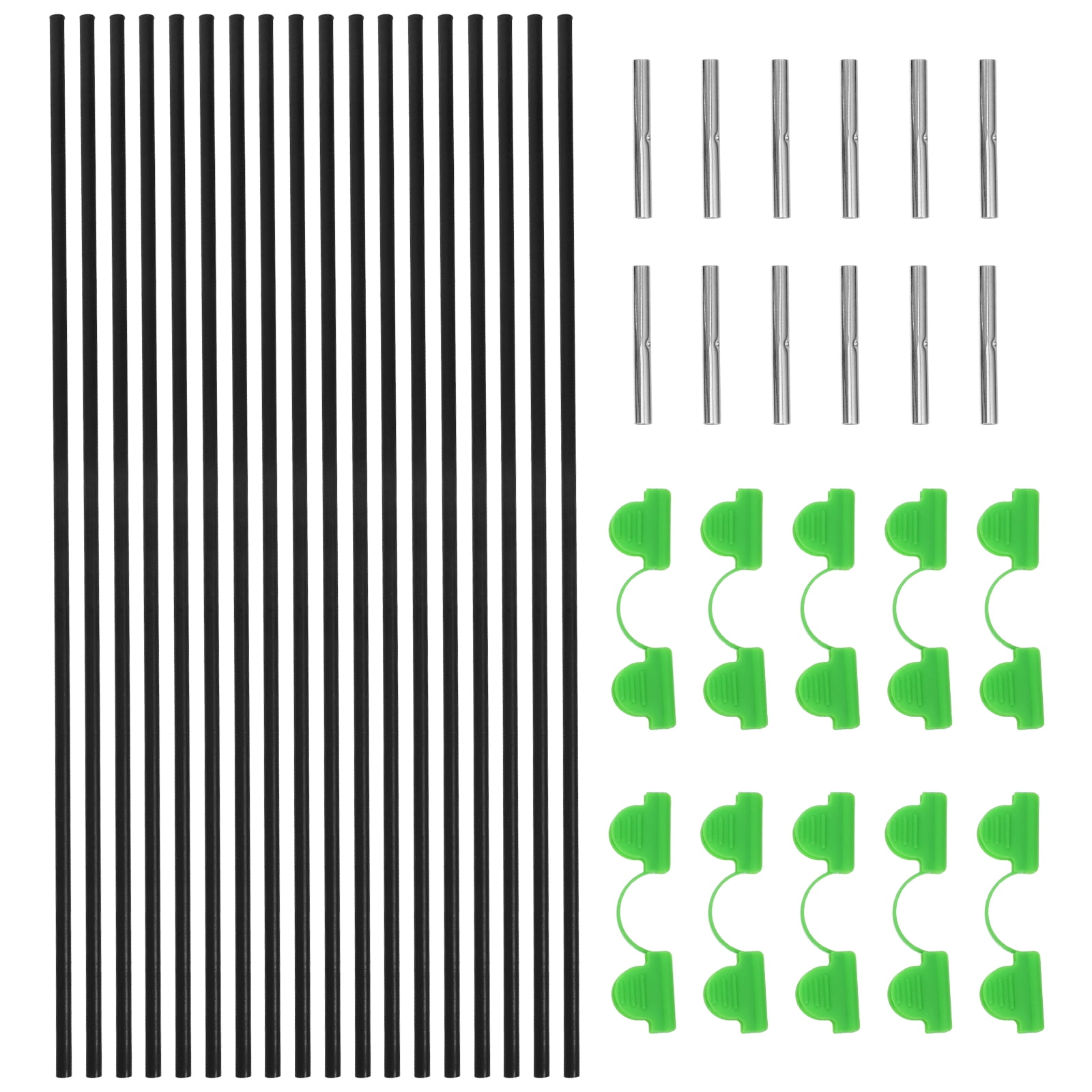 1 Set Of Garden Hoops for Raised Beds Row Greenhouse Hoops Set Convenient Greenhouse Hoops for Raised Beds Garden Tunnel Hoops Garden Netting Supports Hoops