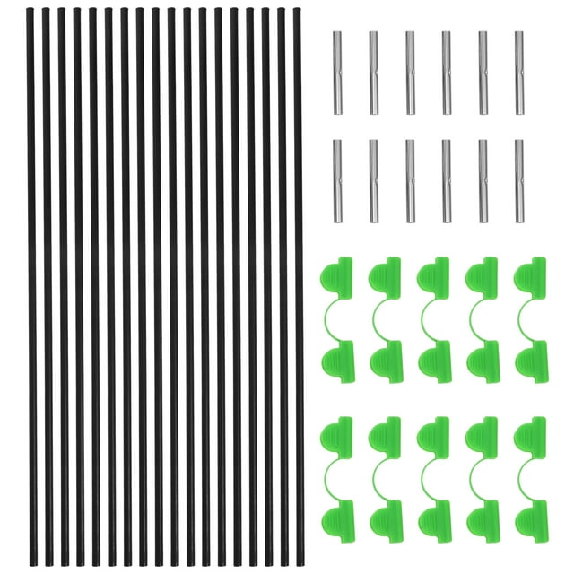 1 Set Of Garden Hoops for Raised Beds Row Greenhouse Hoops Set Convenient Greenhouse Hoops for Raised Beds Garden Tunnel Hoops Garden Netting Supports Hoops