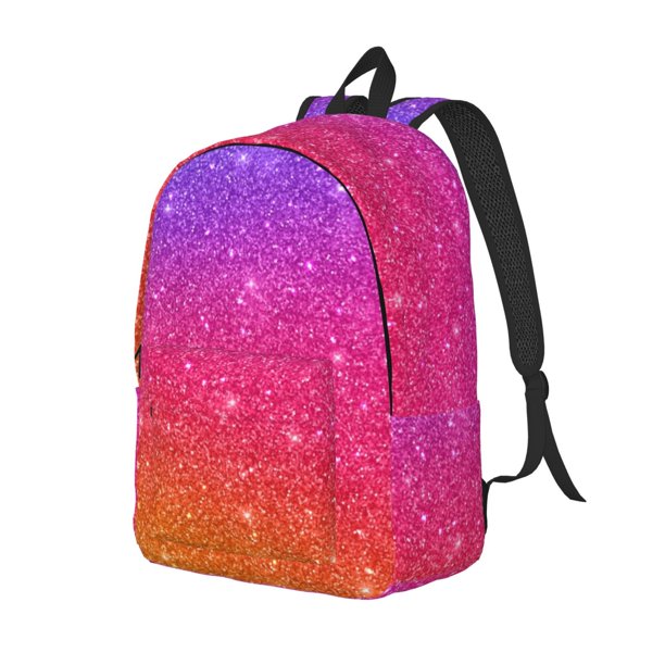 Fotbe Holiday Shiny Mochila de Lona con Estampado, Mochila Duradera, Mochila Versátil de Alta Calidad, Mochila Compacta Vintage-Small