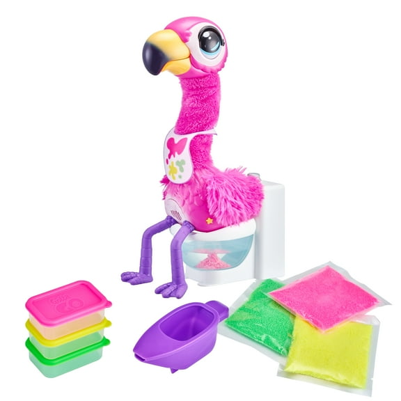 Little Live Pets Gotta Go Flamingo Sherbet Value Pack Interactive Toy, Ages 4 .