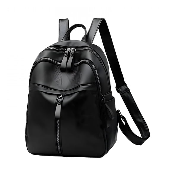 AOMRCOL Trendy Leather Backpack Purse for Women and Ladies Shoulder Travel Daypacks Bags Leather Backpack for Women, Black