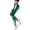 Green, variant on HJYCHN Leggings for Women High Shine Stage Performance Tight Fit Stretchy Comfortable Wear for Nightclub and Party Women's Pants Dark Green M