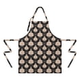 thumbnail image 2 of Pioneer Flower Floral Print Pattern Apron for Women and Men, Cotton Linen Waterproof with Pockets, Adjustable, 33x27 Inch for Kitchen, Gardening, BBQ, Salon, 2 of 6