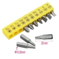 thumbnail image 3 of Hexagon Ratchet Spanner 1/4inch Quick Release Socket Tools with 10pc Batch Heads, 3 of 11
