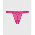 thumbnail image 5 of G-String with Art Deco Logo in Fuchsia Red Heather, 5 of 5