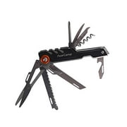 AceCamp 11-in-1 Compact Multi-Tool Pocket Knife, Blade, Saw, Scissors, Corkscrew, Nail File, Screwdrivers, Small Pick, Thread Loop, Bottle and Can Opener