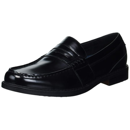 Nunn Bush Men's Lincoln Classic Penny Loafer Slip-On, Black Polished, 9 ...