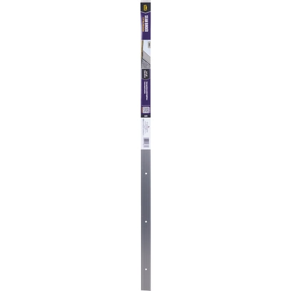 M-D Building Products Seam Binder - Anodized Finish, Gray - 36" — Home & Garage Storage, Stackable Design