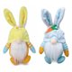 thumbnail image 1 of Muñeca decorativa de lana de pascua con bonito conejo sin rostro, 2 unidades, 1 of 3