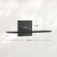 thumbnail image 4 of Command Decor Metal Wall Shelf, Matte Black, Holds 5 lbs, 1 Shelf, 8 Large Adhesive Strips, 4 of 12