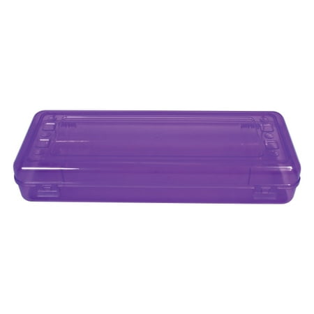 Innovative Storage Designs Stretch Pencil And Ruler Box, 13 1/2" x 4 9/10" x 2 1/2", Assorted Colors (No Color Choice)