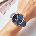 thumbnail image 5 of Men's Quartz Watch Waterproof Luxury Wristwatch Leather Strap, 5 of 6