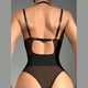thumbnail image 3 of Gibobby Sujetador De Encaje Para Mujer Conjunto de sujetadores sexy súper push-up para mujer, lencería transparente, brasier de encaje y bragas a juego para mujer(Negro, CH), 3 of 5