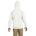 thumbnail image 2 of Jerzees Youth NuBlend Pull Over Hooded Sweatshirt, XL, White, 2 of 2