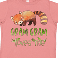 thumbnail image 4 of Inktastic Gram Gram Loves Me Cute Red Panda Boys or Girls Toddler T-Shirt, 4 of 5