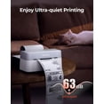 thumbnail image 5 of MUNBYN Bluetooth Thermal Label Printer RW403B Wireless 4x6 Shipping Label Printer for Small Business Compatible with Android, iPhone Windows Mac Chromebook Width 1.57"-4.25" (Grey), 5 of 9