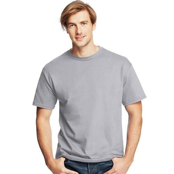 Hanes - Essential-T T-Shirt - 5280, Light Steel, 2X, Pack Of 6, Hanes Mens T-Shirts