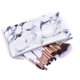 thumbnail image 2 of Brochas de maquillaje Juego de brochas de maquillaje de mármol profesional, cerdas sintéticas naturales suaves y sin olor, 12PCS + bolsa / caja de cosméticos con patrón de mármol Xemadio 2035511-1, 2 of 9