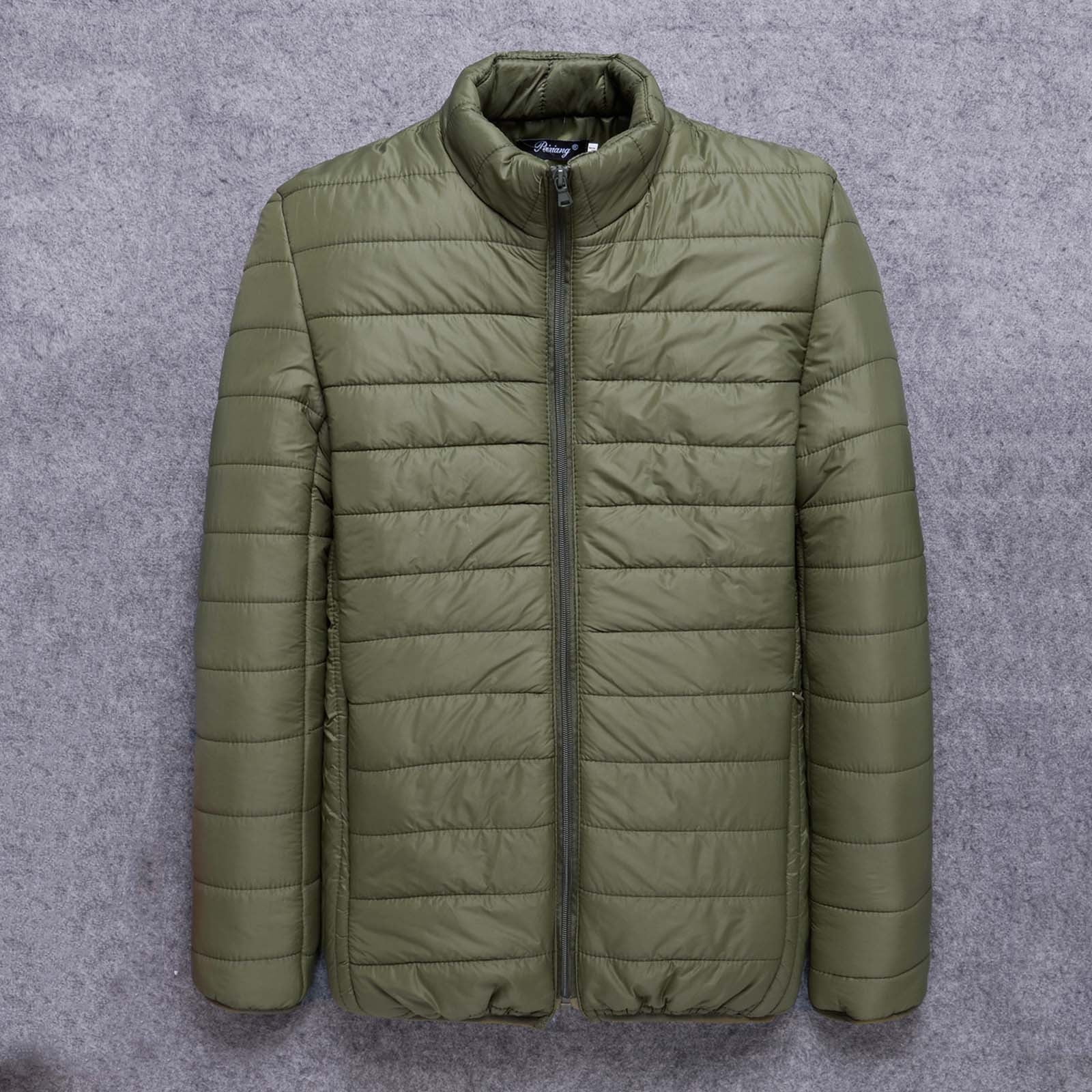 Women's Puffer Jackets Quilted Packable Puffy Coats Lightweight Winter Warm Zip Up Down Jacket Stand Collar