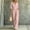 (Fashion 22)Pink, variant on Aimik Jumpsuits for Women Fashion 3/4 Sleeve Lapel Belted Wide Leg Jumpsuits Summer Fall Womens One Piece Overalls